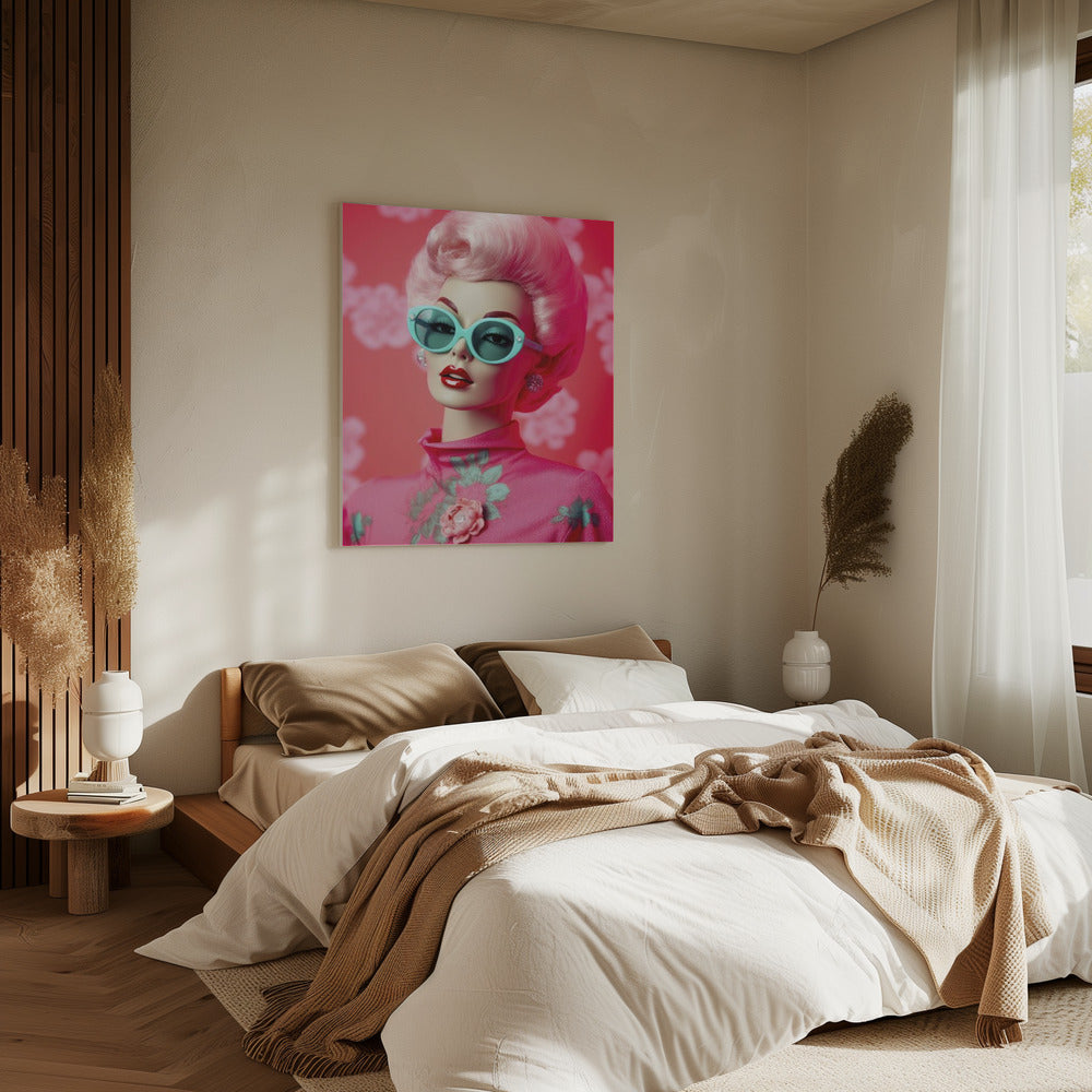 Retro Glamour Icoon | Canvas