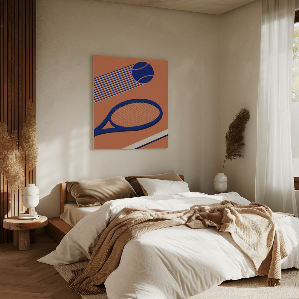 Tennis jaren 80 | Canvas