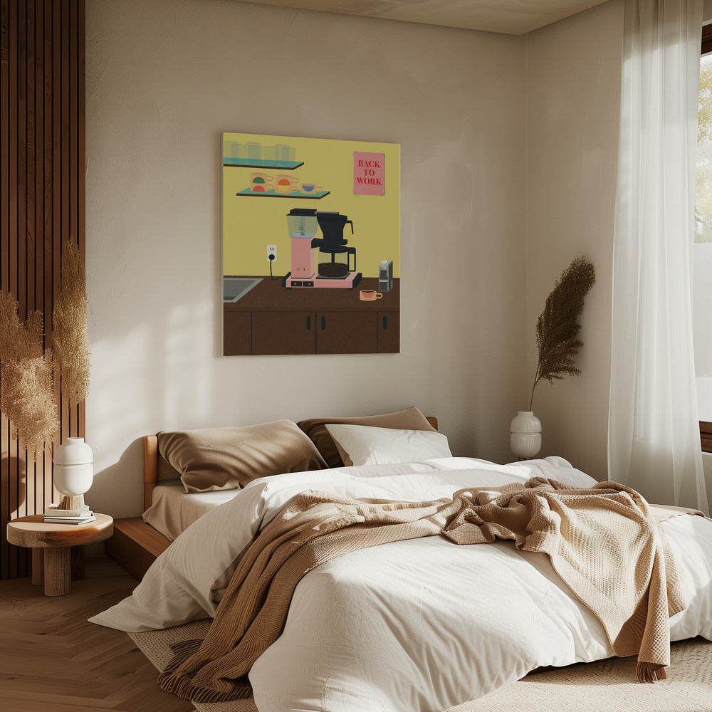 Terug aan het werk | Canvas