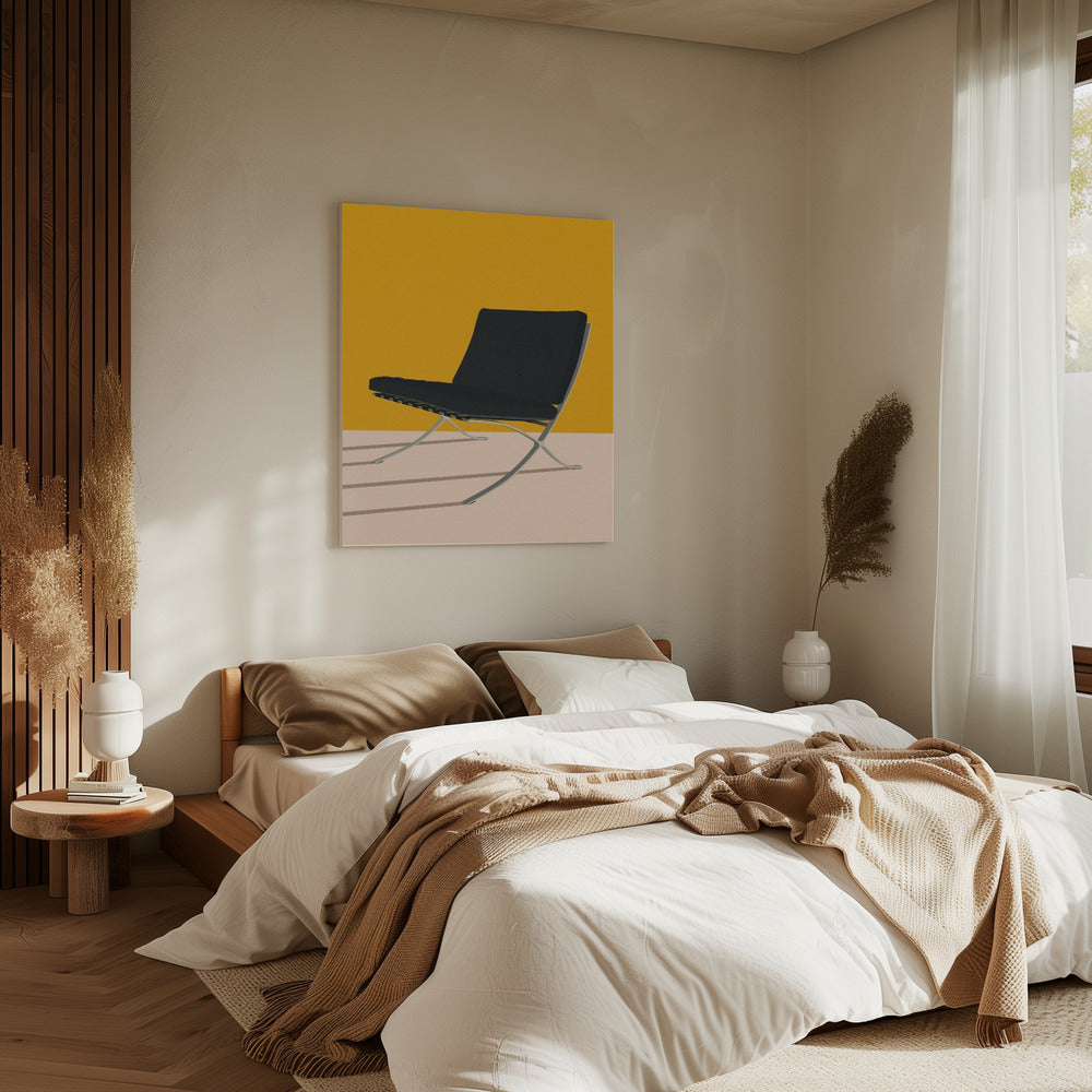 Barcelona-stoel van Mies Van Der Rohe | Canvas