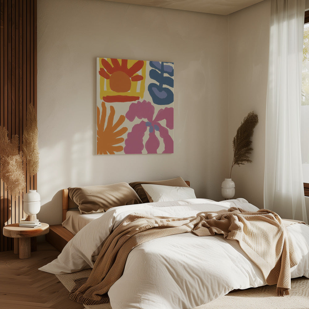 Levendige vormen | Canvas