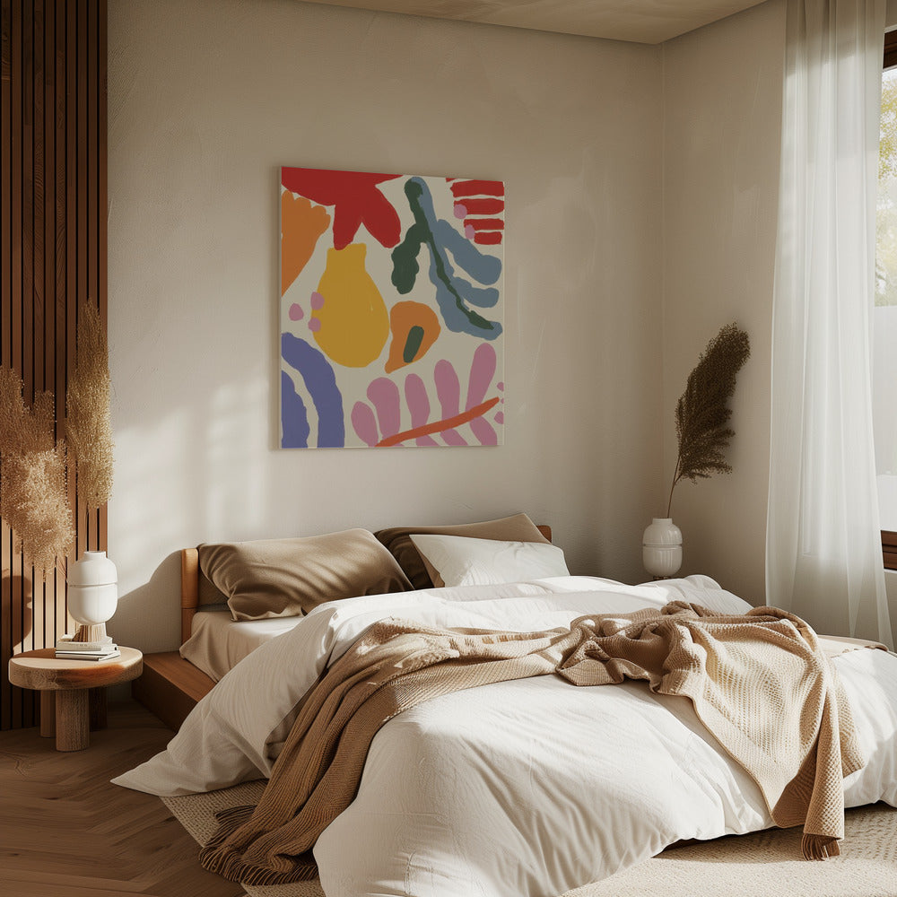 Levendige vormen | Canvas