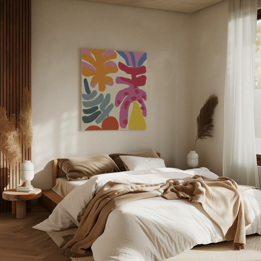 Levendige Bloei Essentie | Canvas