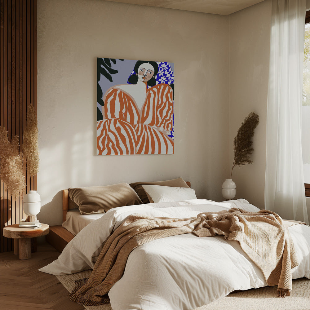 Zebra Elegantie | Canvas