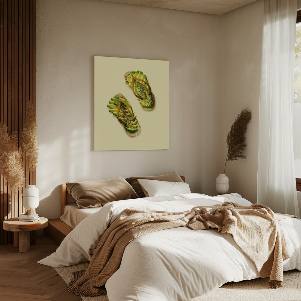 Avocadopantoffels | Canvas