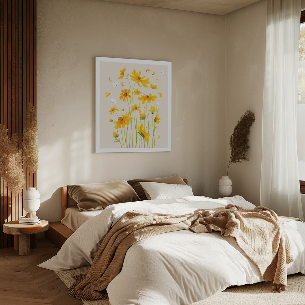 Golden Blossoms | Canvas
