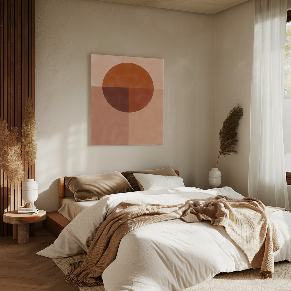 Aardetinten Balans | Canvas