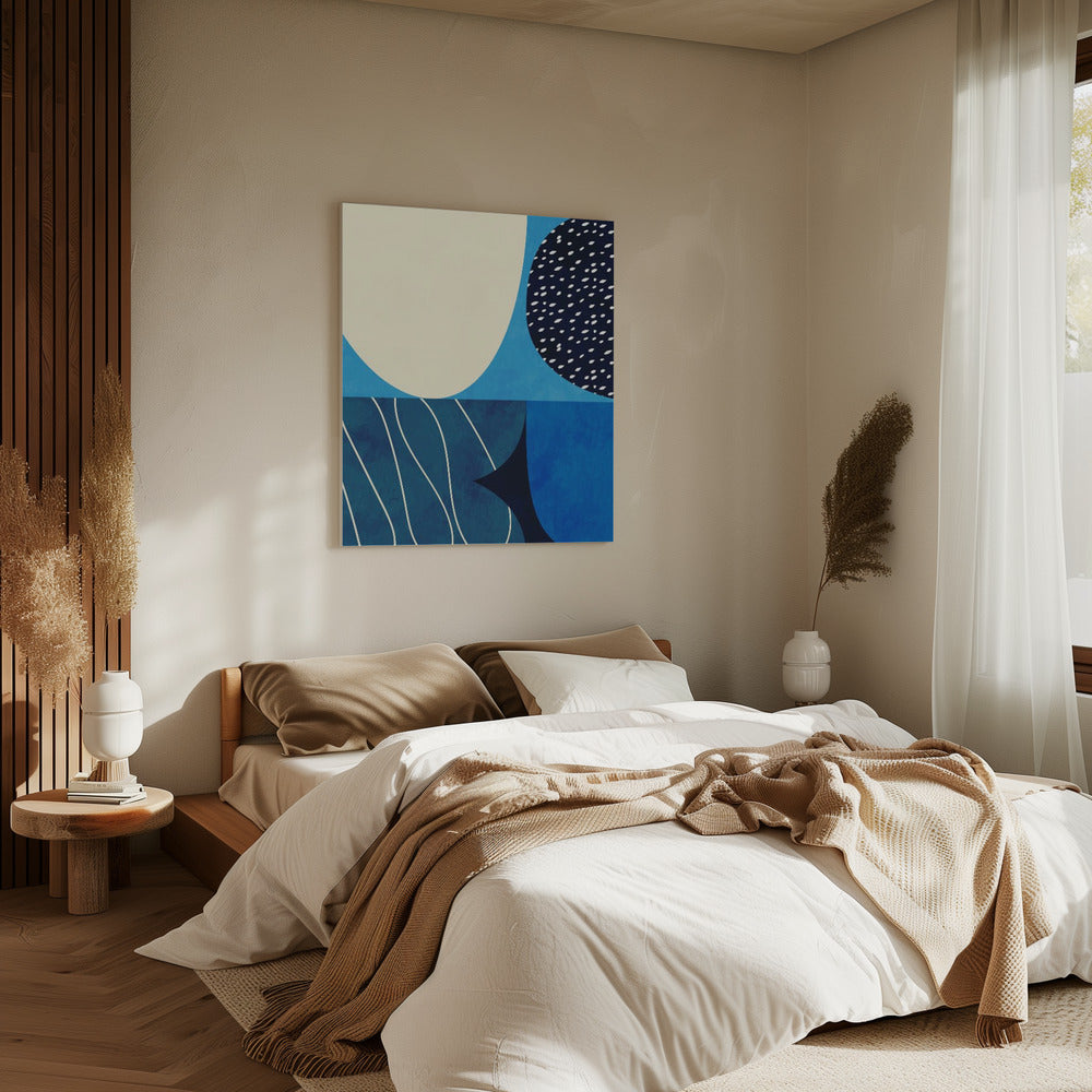 Vormen Play3 2blauw | Canvas