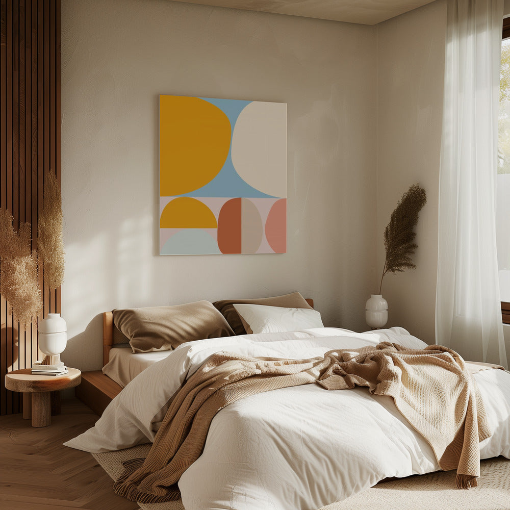 Mid-Century Pastel 15 | Canvas