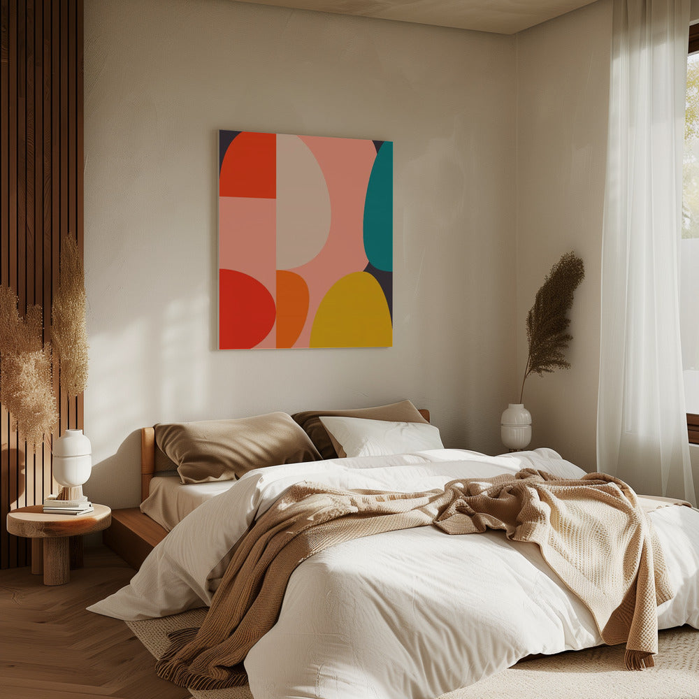 Mid Century Pastel 14 | Canvas
