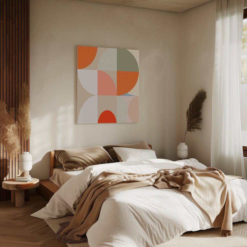 Mid-Century Pastel 12 | Canvas