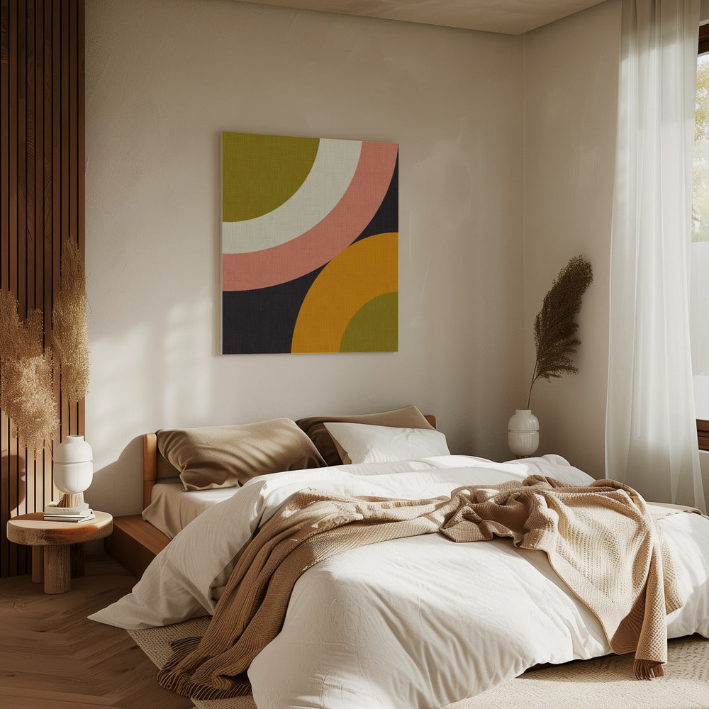 Geo Shapes Herfst 21 Afgerond | Canvas