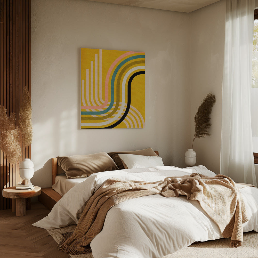 Regenboogzonnen 9 Kopie | Canvas