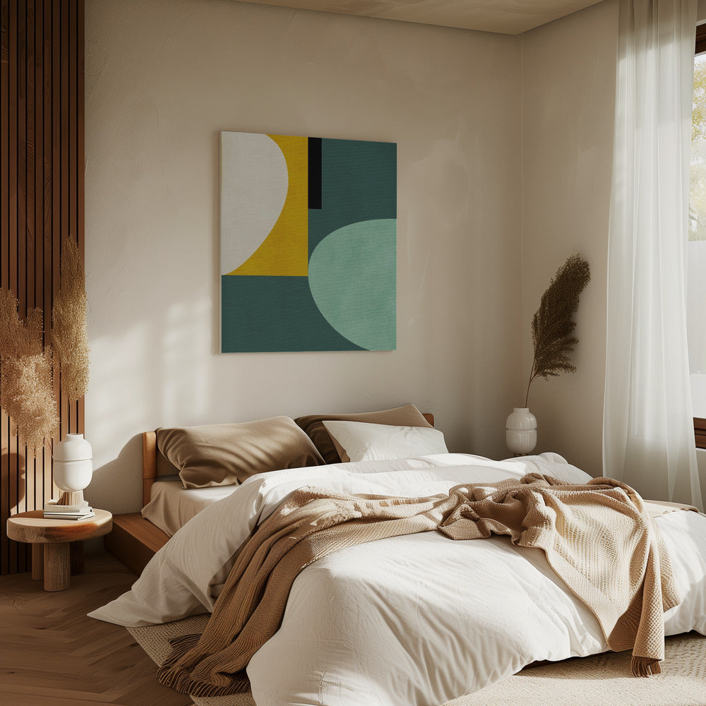 Regenboog Plus Vormen1 | Canvas
