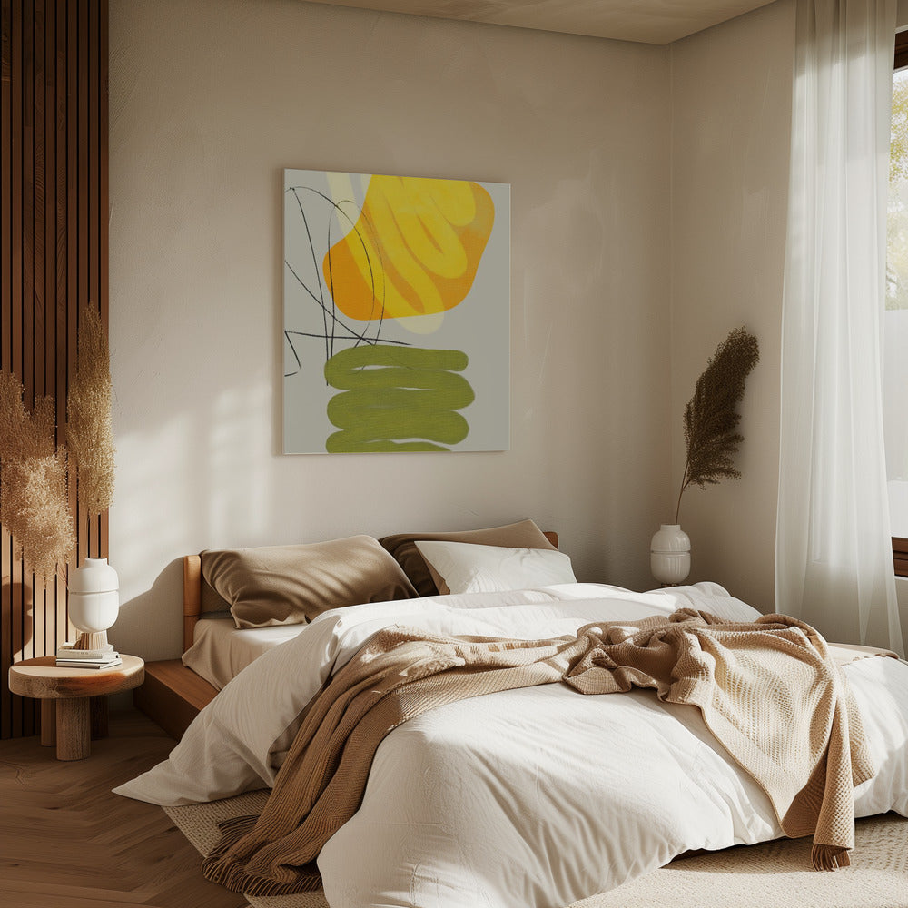 Geschilderde lijnen 11 kopieën | Canvas