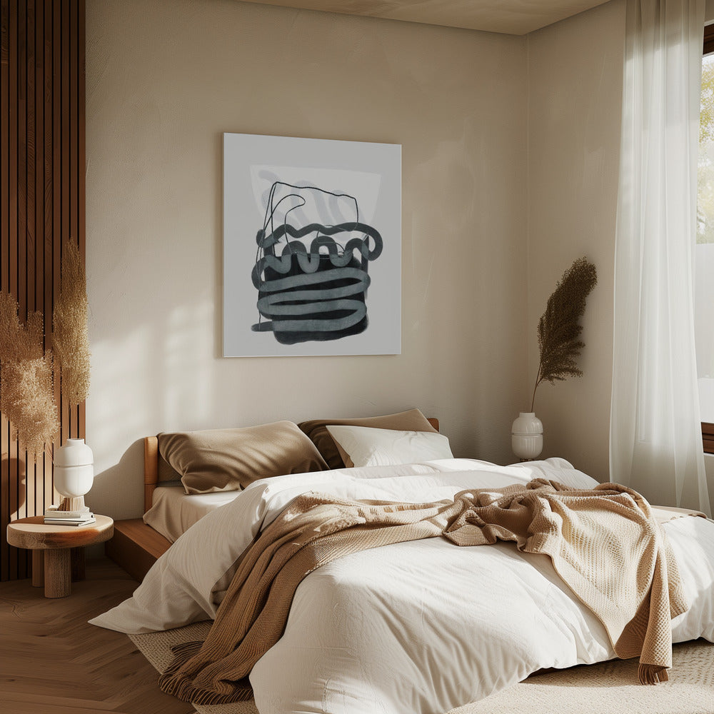 Geschilderde lijnen Swazz 3 Kopie | Canvas