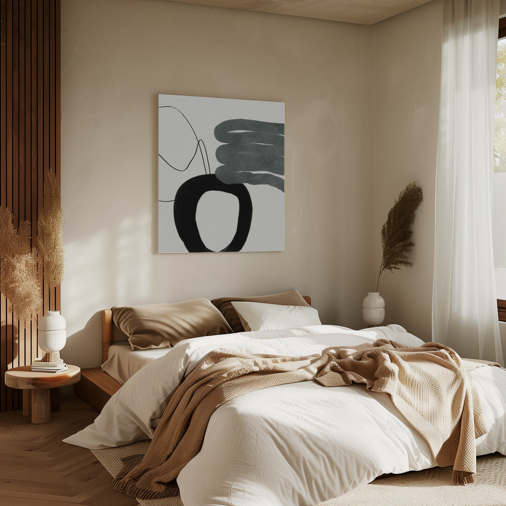 Geschilderde lijnen Swazz Kopie | Canvas