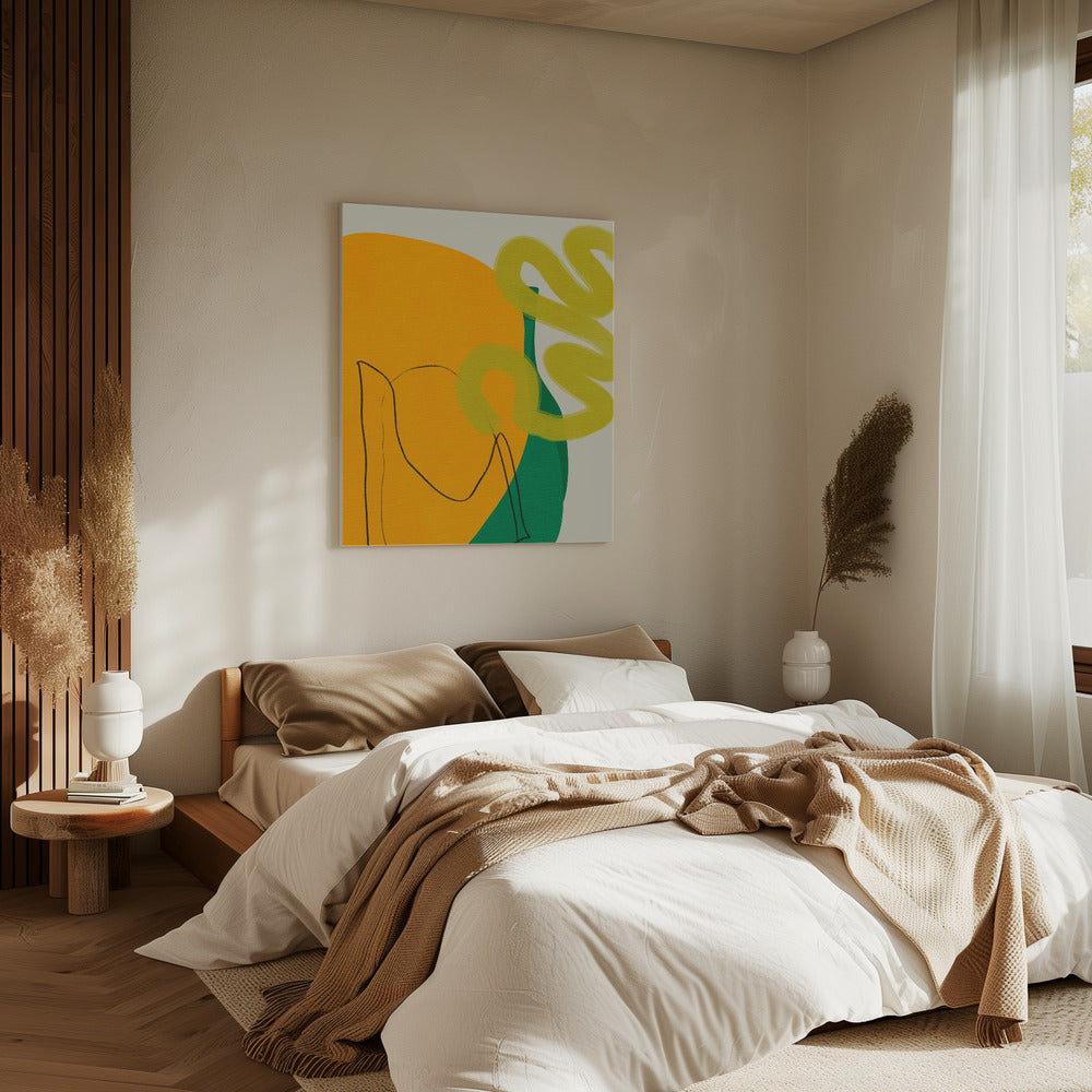Geschilderde lijnen 10 kopieën | Canvas