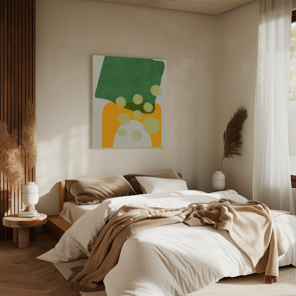 Geschilderde lijnen 9 Kopie | Canvas