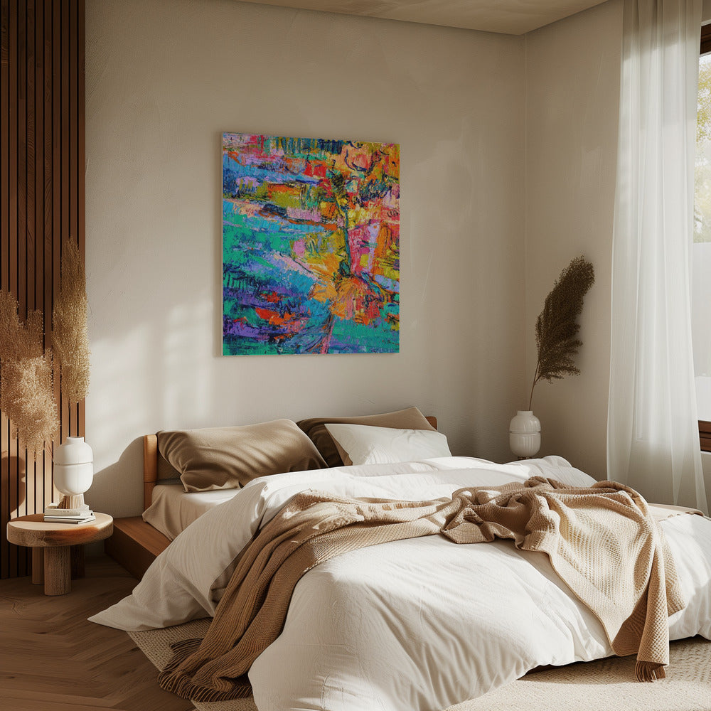 Abstract kleurenpalet | Canvas