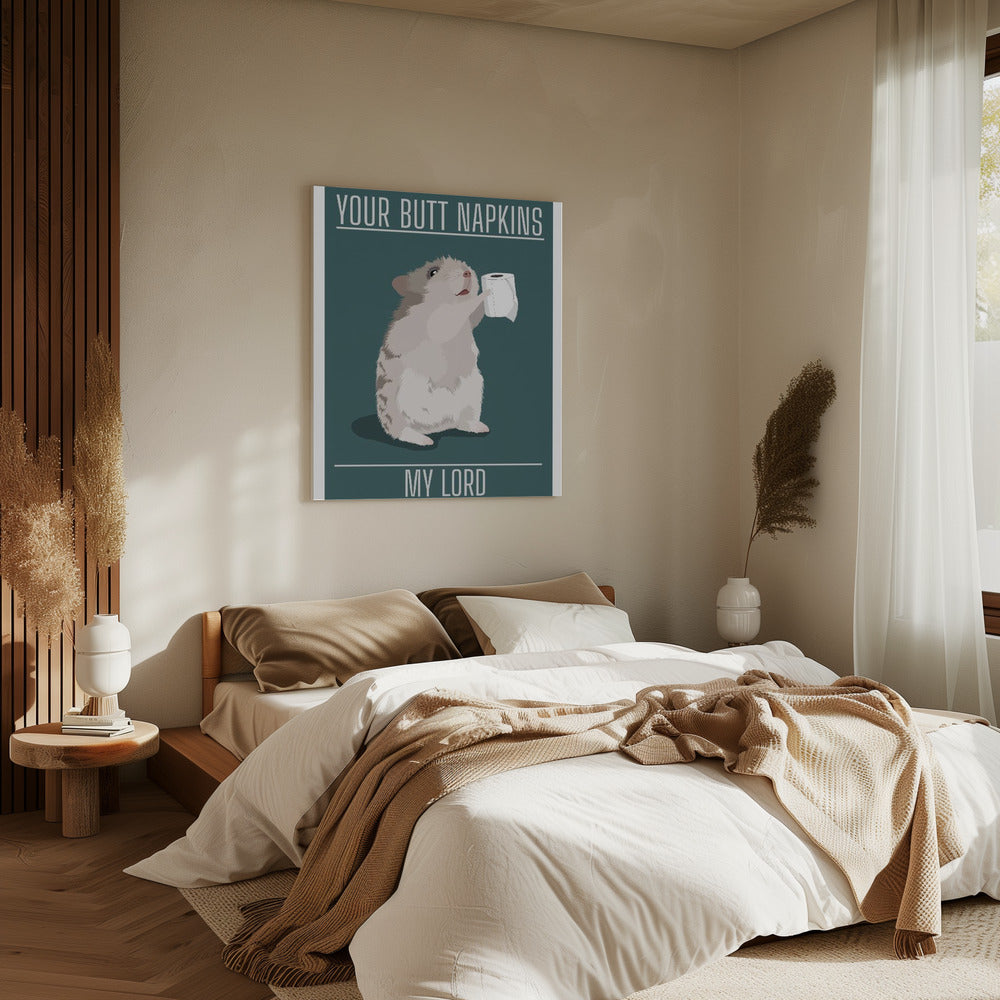 Uw billen servetten, mijn heer | Canvas