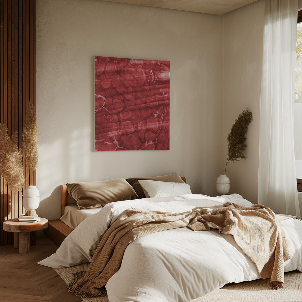 Ebru Red440 | Canvas