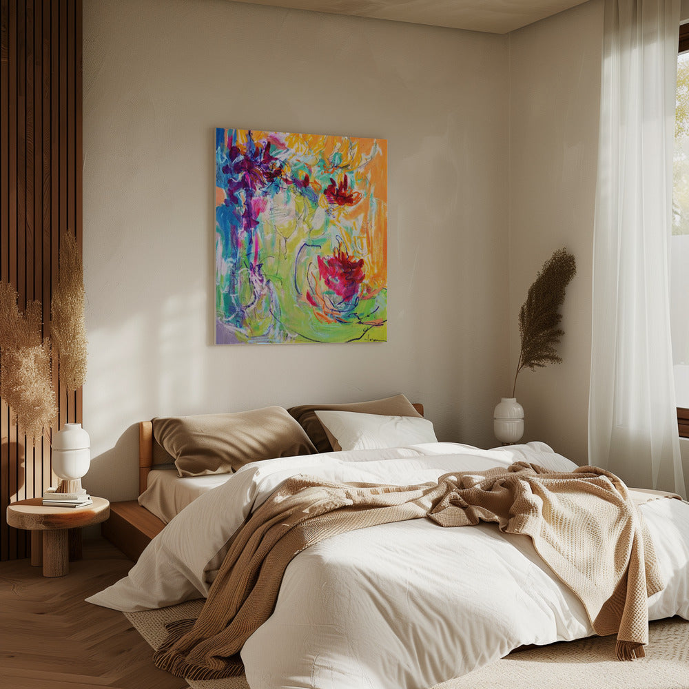 Levendige bloesems | Canvas