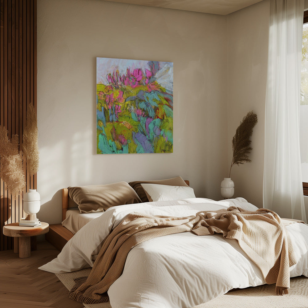Speelse tuindromen | Canvas