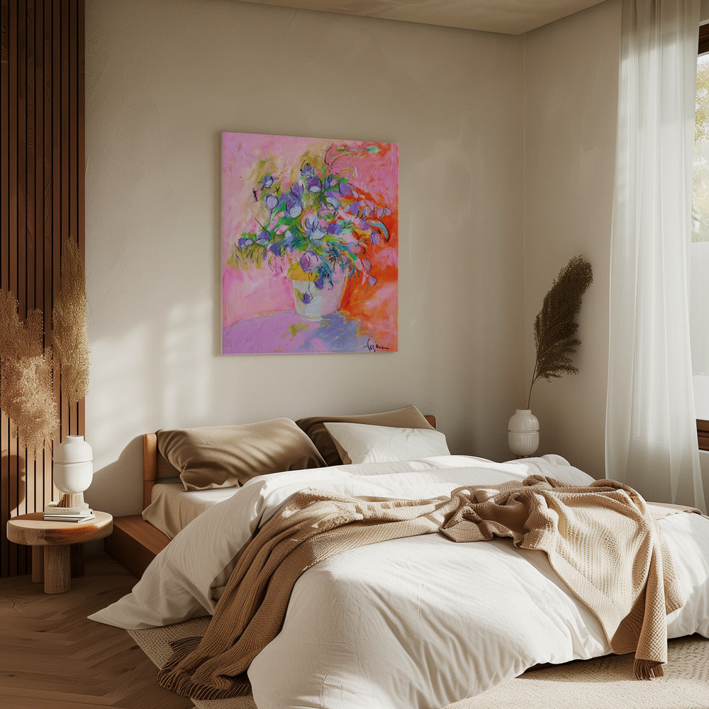 Levendige bloemblaadjes | Canvas