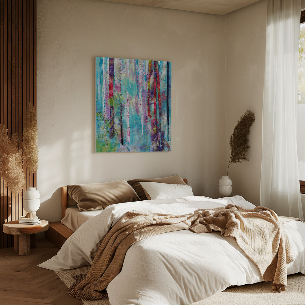 Grillige bossen | Canvas