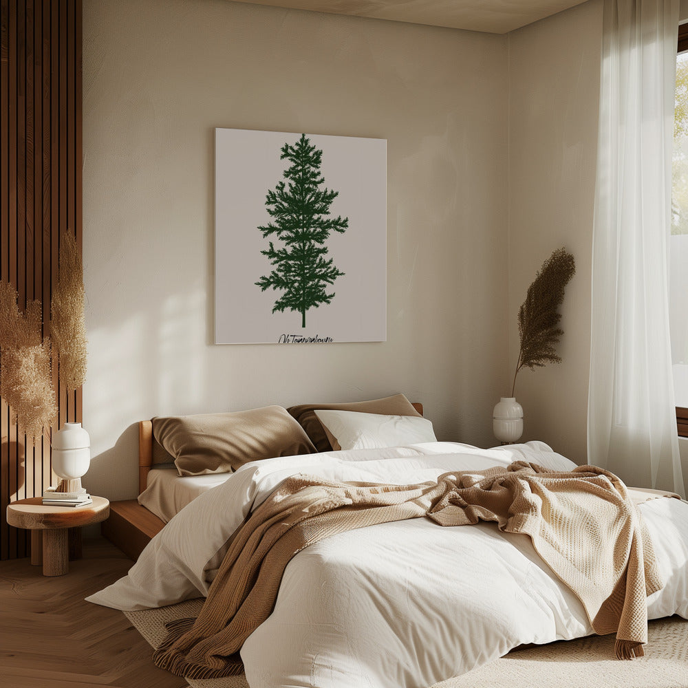 Oh Tannebaum (green) | Canvas