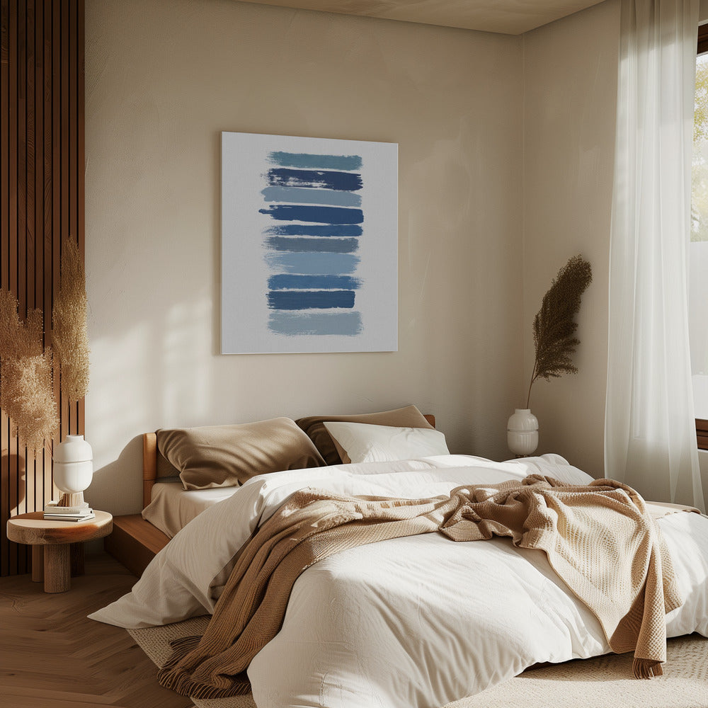 Ombre Blauw | Canvas