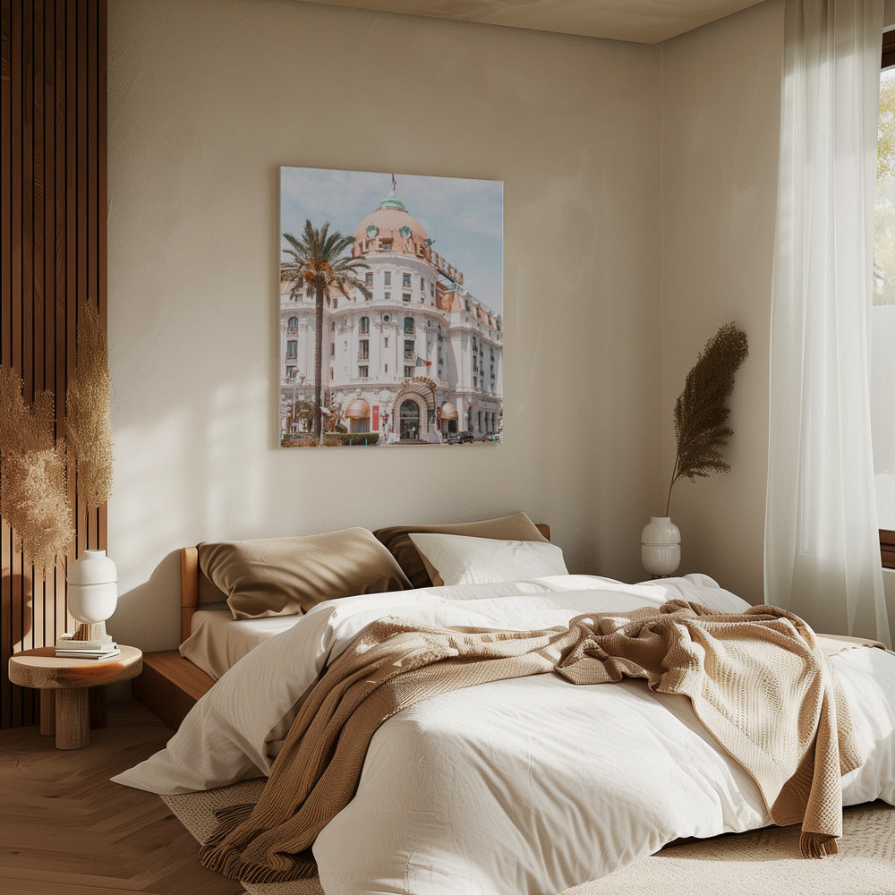 French Riviera Building | Canvas