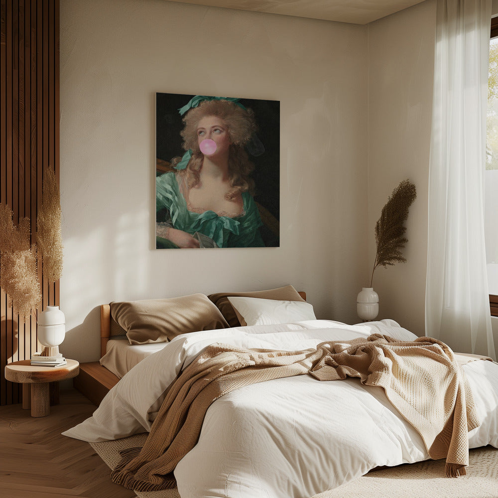 Mevrouw Bubble-Gum | Canvas
