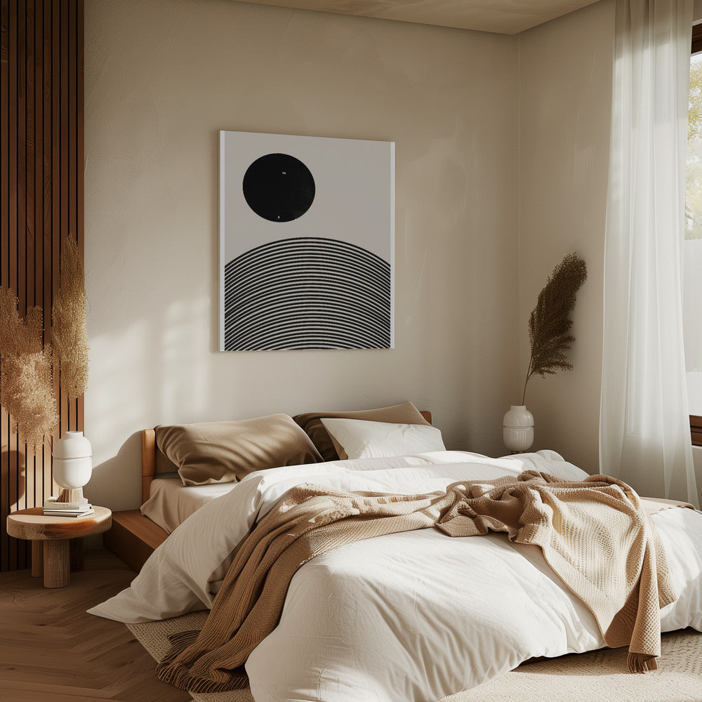 Draaiend silhouet | Canvas