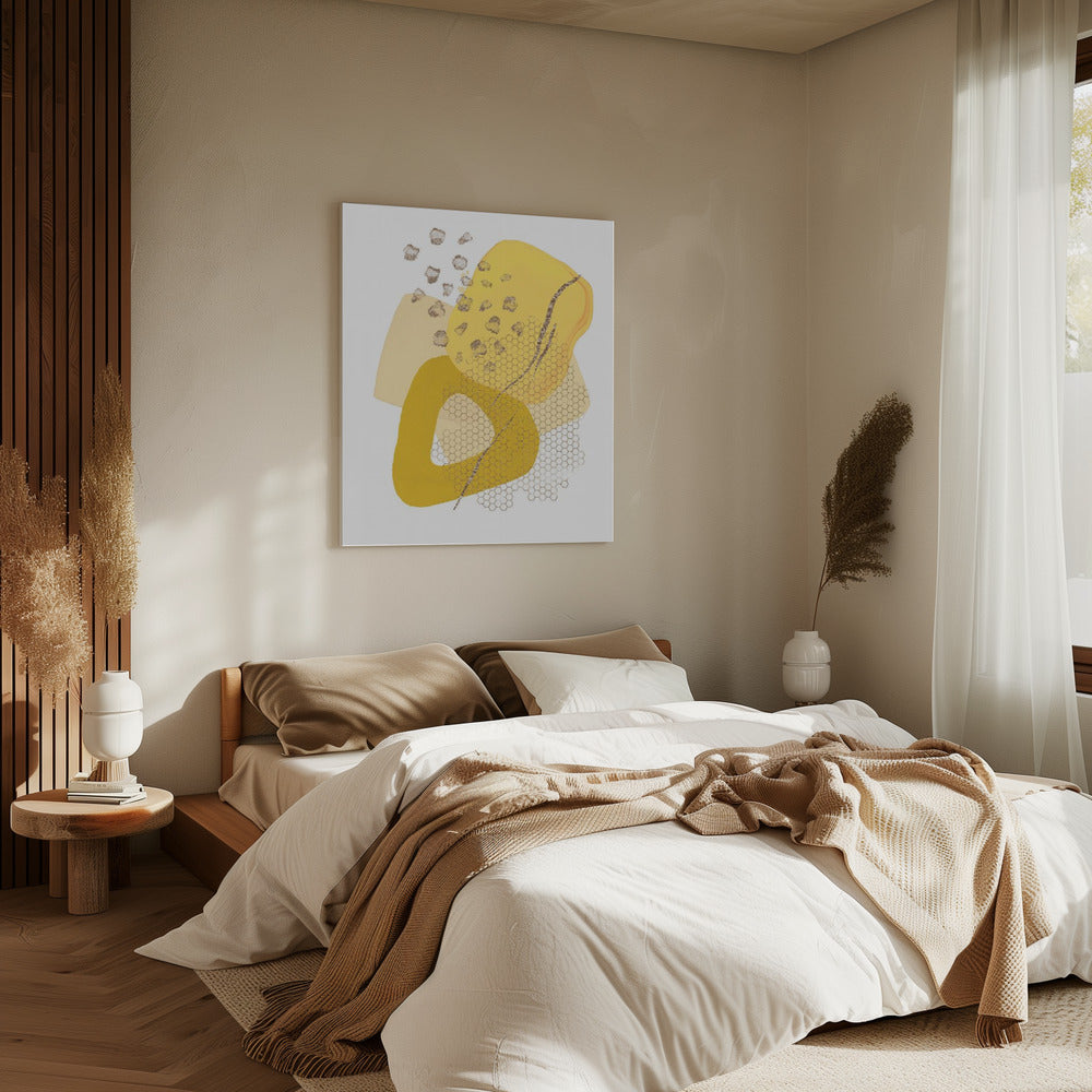Gold of moon | Canvas