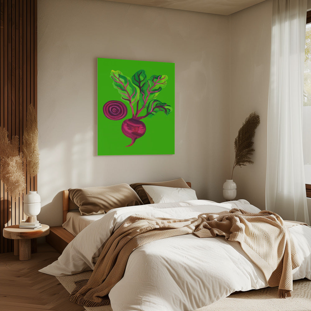 Bietenwerveling Groen | Canvas