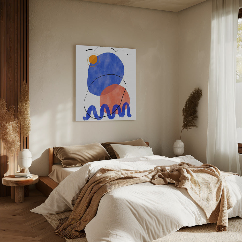 Abstracte Eenzaamheid | Canvas