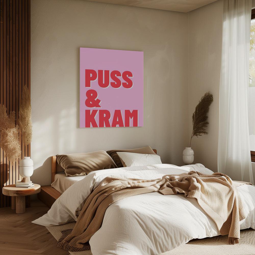 Knuffels en kusjes | Canvas