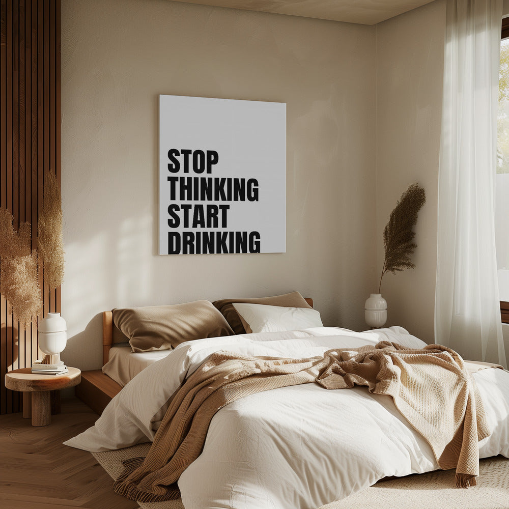 Uitschakelen, een slokje nemen | Canvas