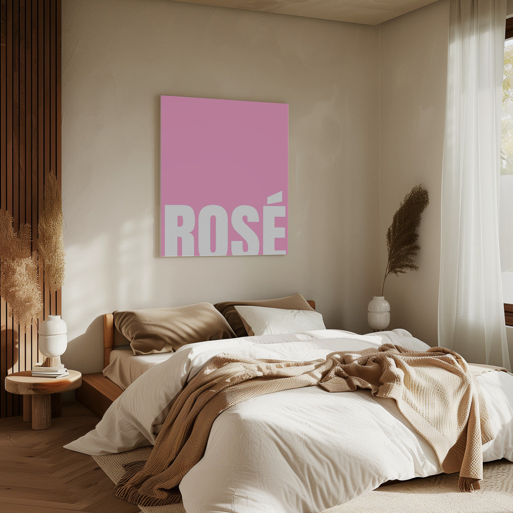 Roze Rosé Essence | Canvas
