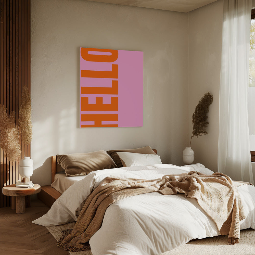 Gedurfde groetuitbarsting | Canvas