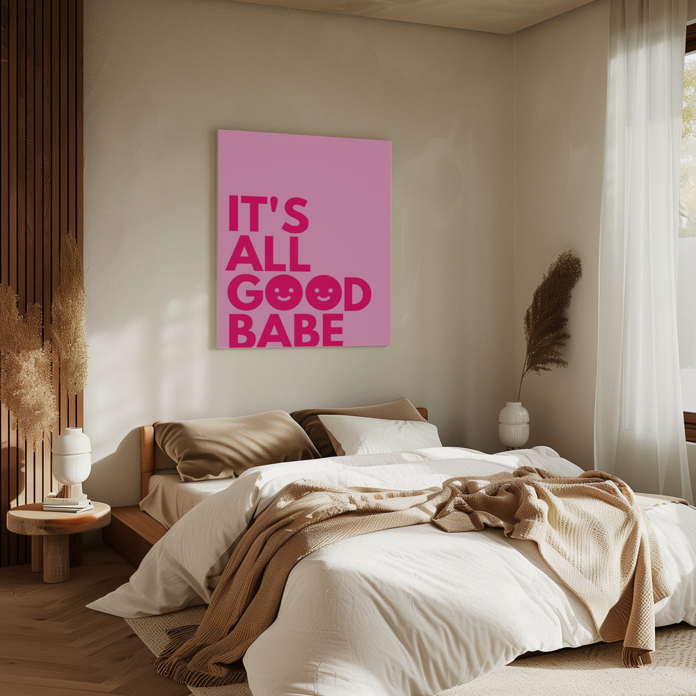 Roze Cheer Vibes | Canvas