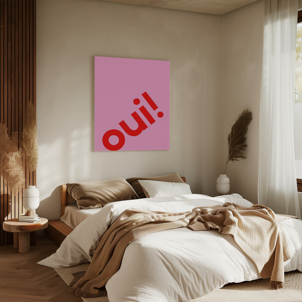Ja in vette letters | Canvas