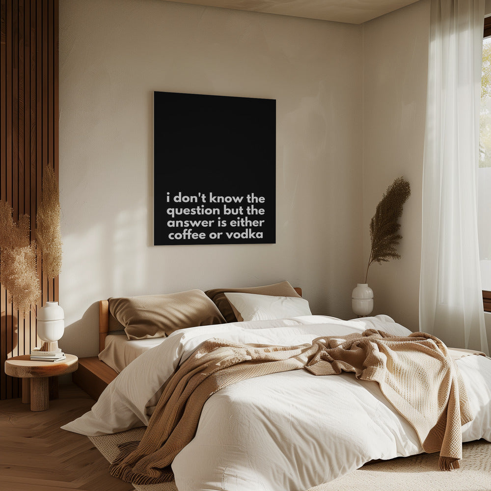 Koffie of wodka dilemma | Canvas