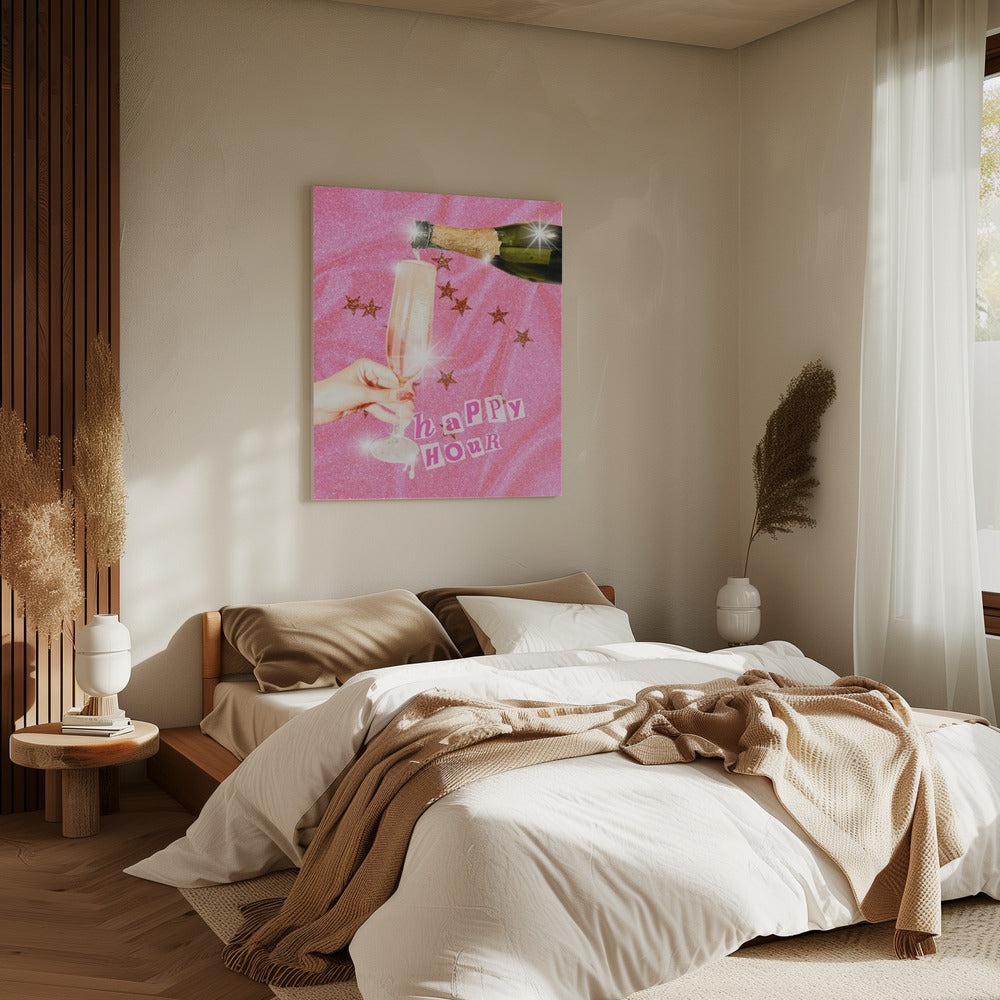 Bruisend feest | Canvas