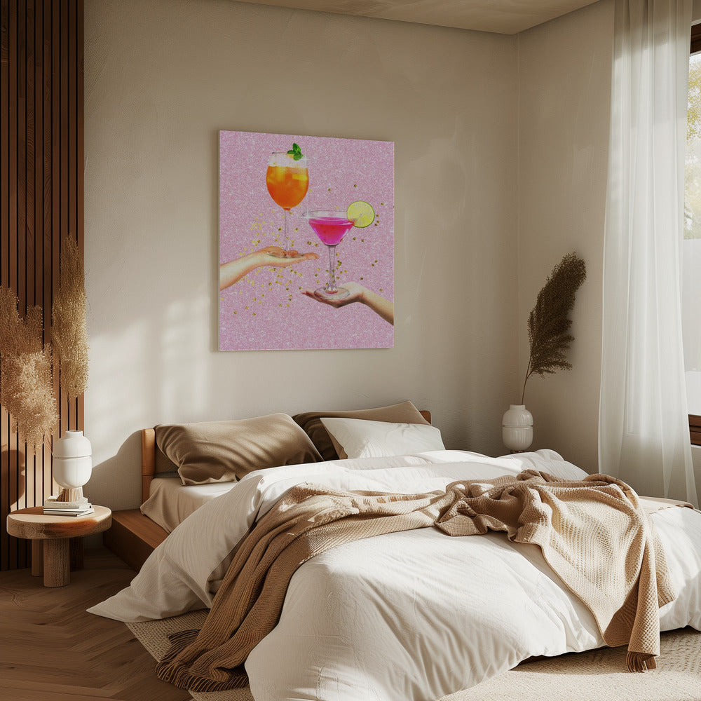 Sparkling Cheers | Canvas