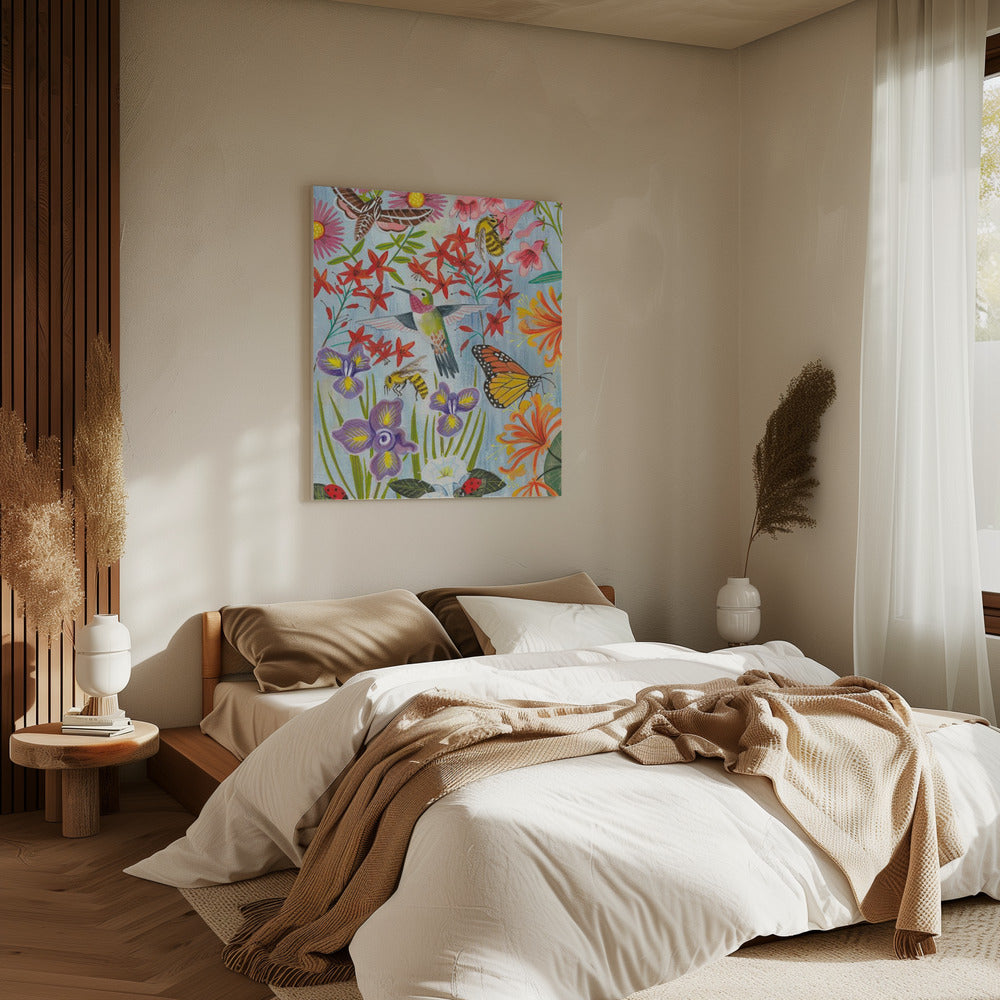 Pollinators and flowers | Canvas