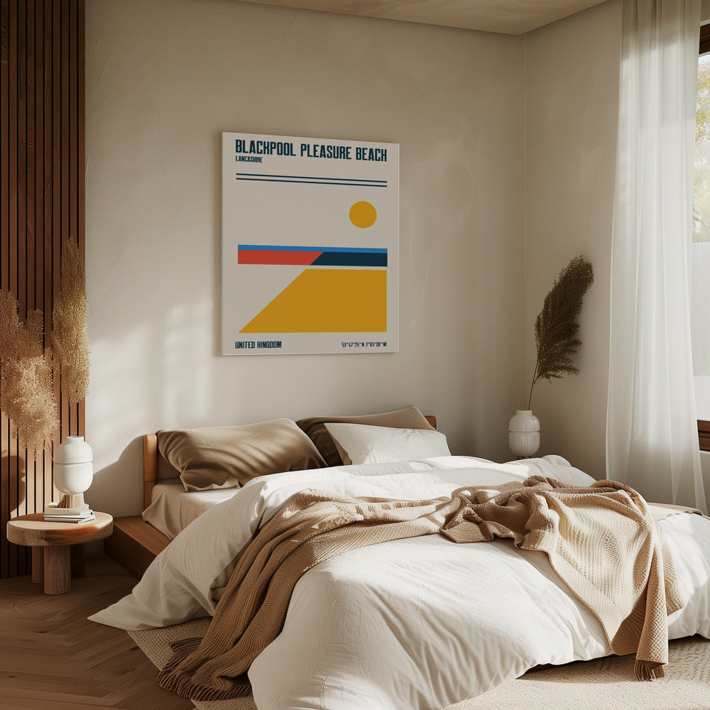 Reisposter van Blackpool Pleasure Beach | Canvas