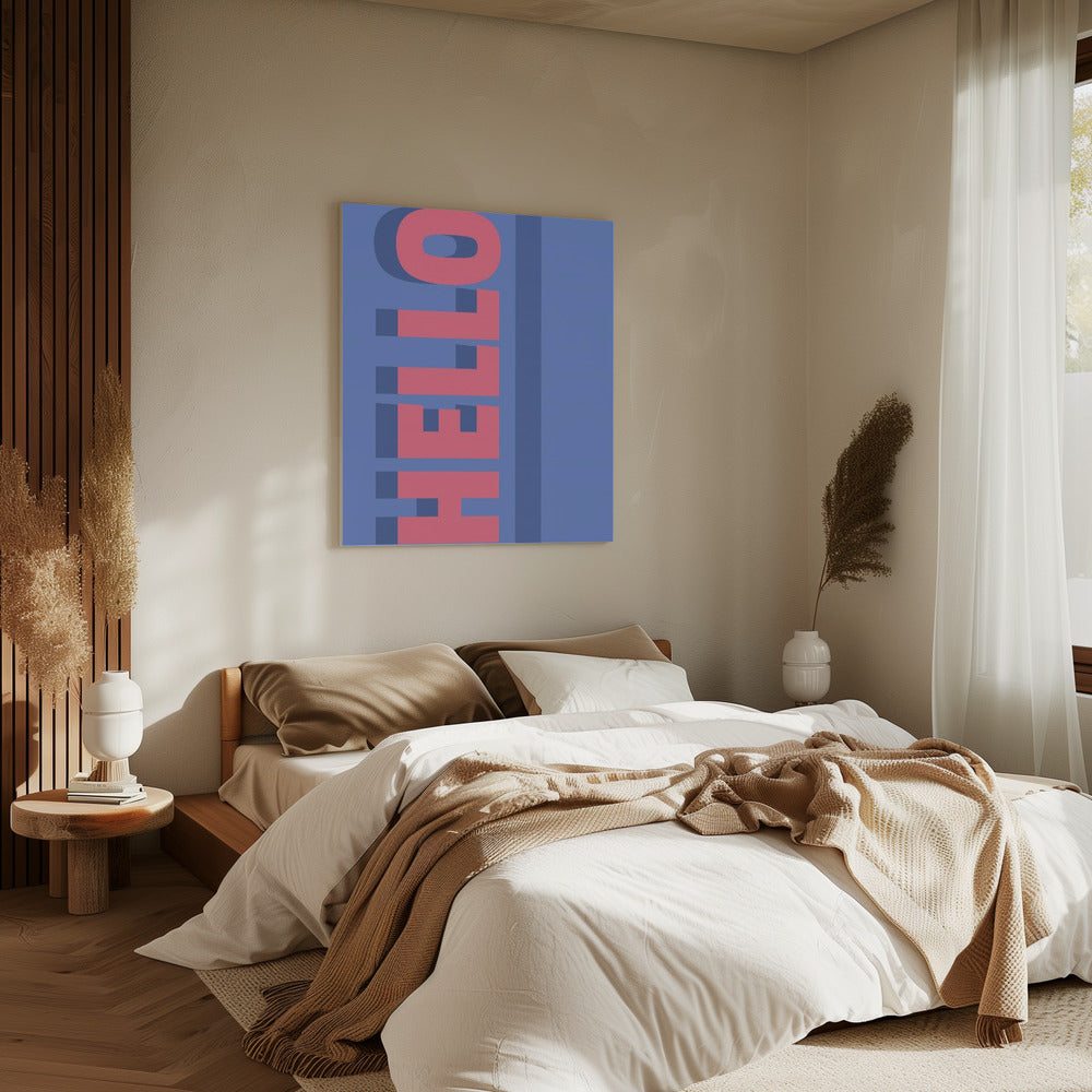 Retro Greeting | Canvas